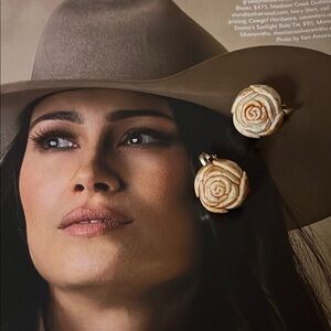 Elegant Rose Earrings